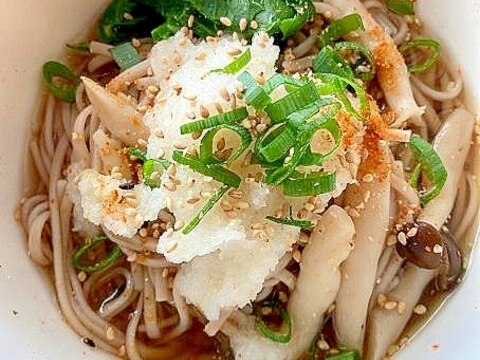 あったかおろし10割そば プラントベース